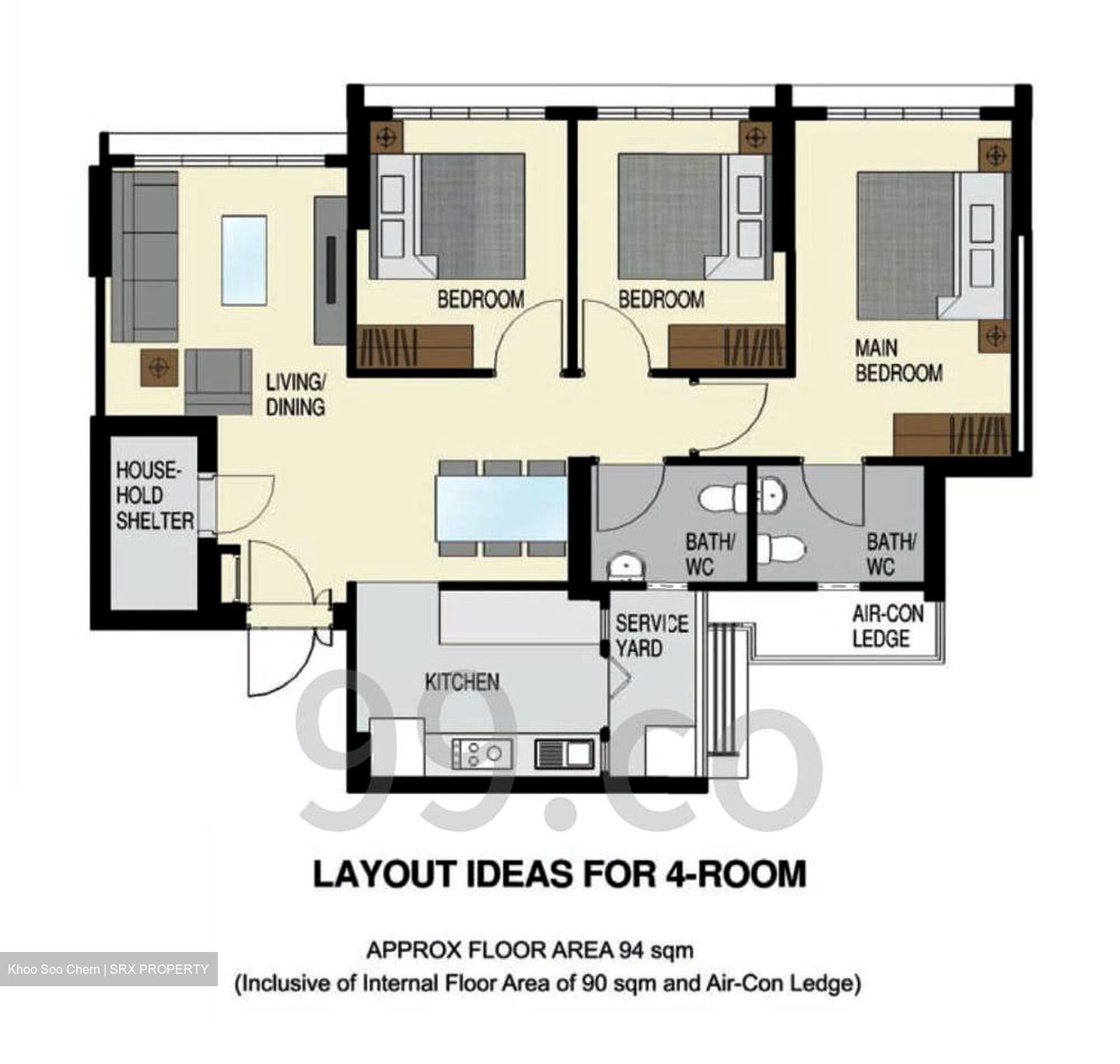 Blk 418B Fernvale Riverwalk (Sengkang), HDB 4 Rooms #612467481